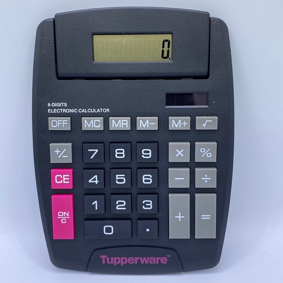 Tupperware Electronic Calculator Solar 8 Digits Sales Rep - Picture 2 of 4